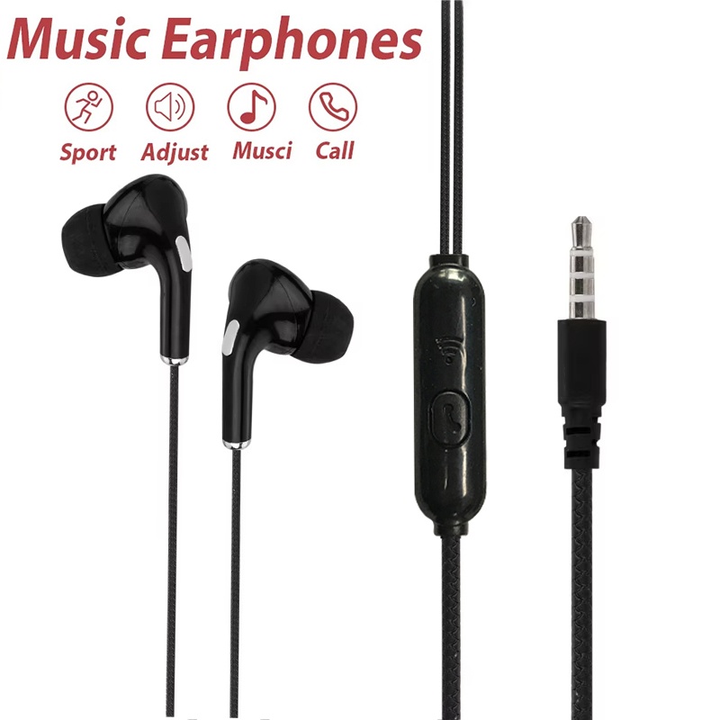 Gaming Headset Wired - Sport Wired Earphones For iPhone Xiaomi