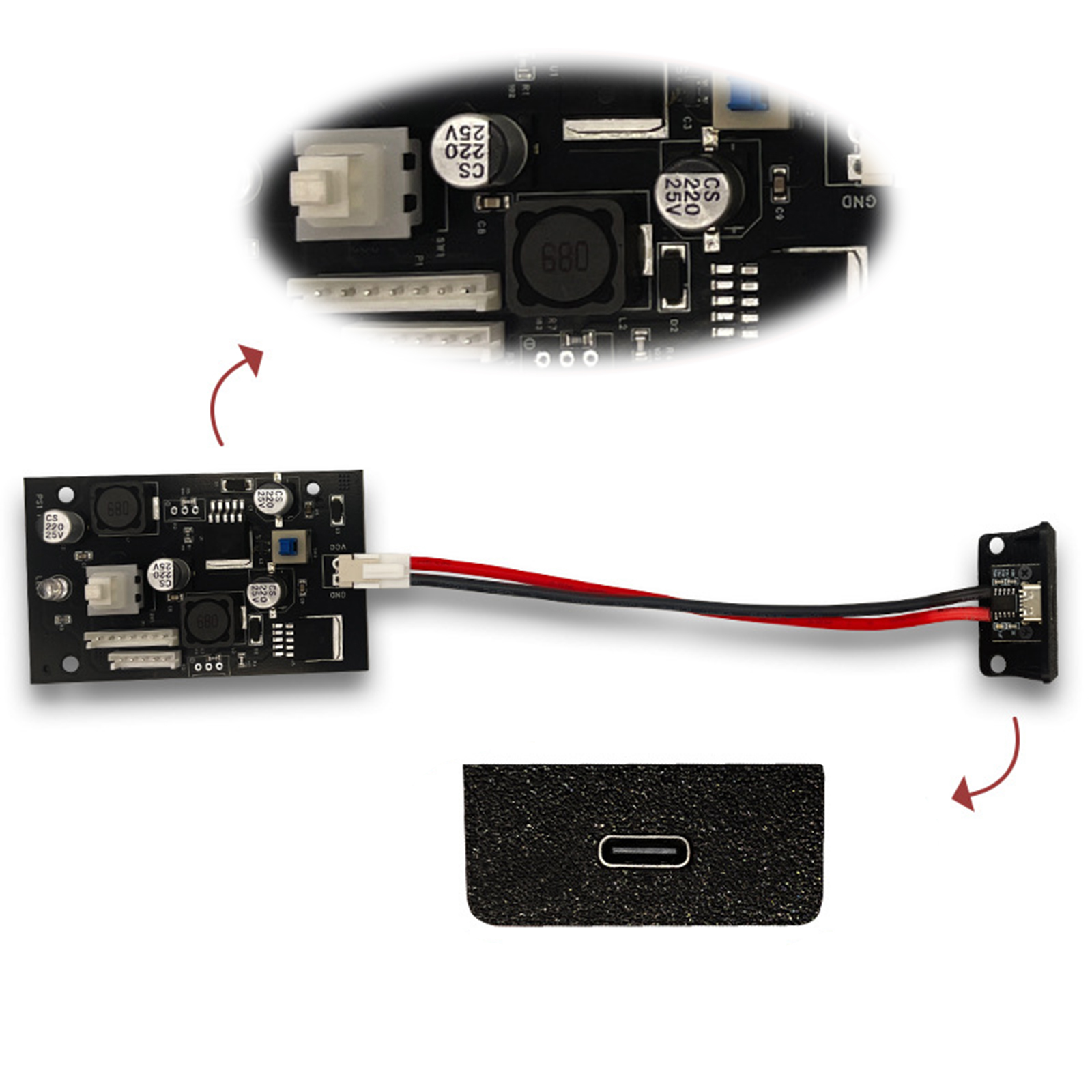 Console Gaming Steam - Power Supply Console Board for Playstation