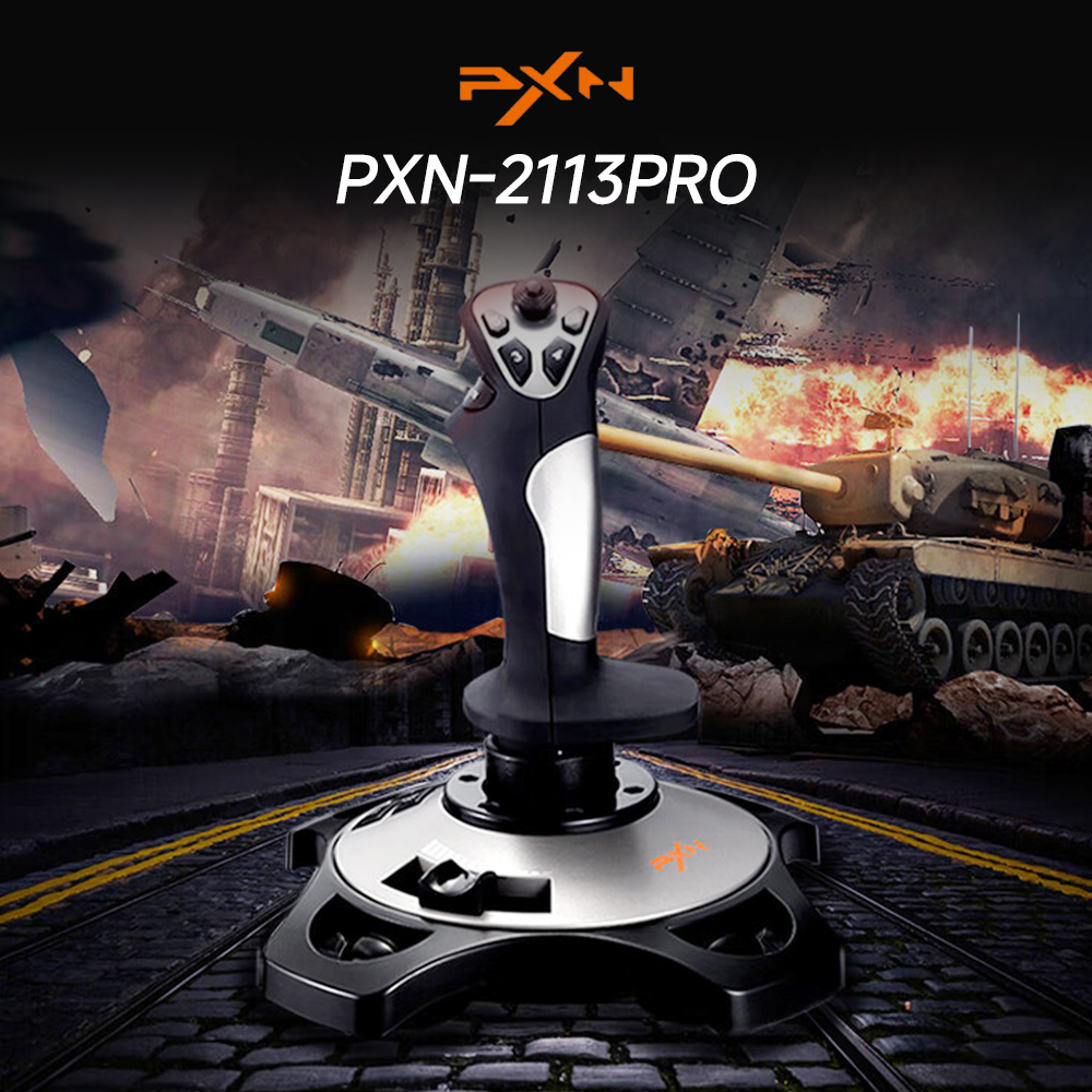 Flight Joystick Sim - PXN-2113 Pro Joystick Flight Simulator Gamepad