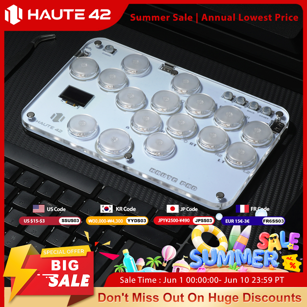 Gaming Console Tv Stick - Haute42 Arcade Joystick Hitbox Leverless Controller