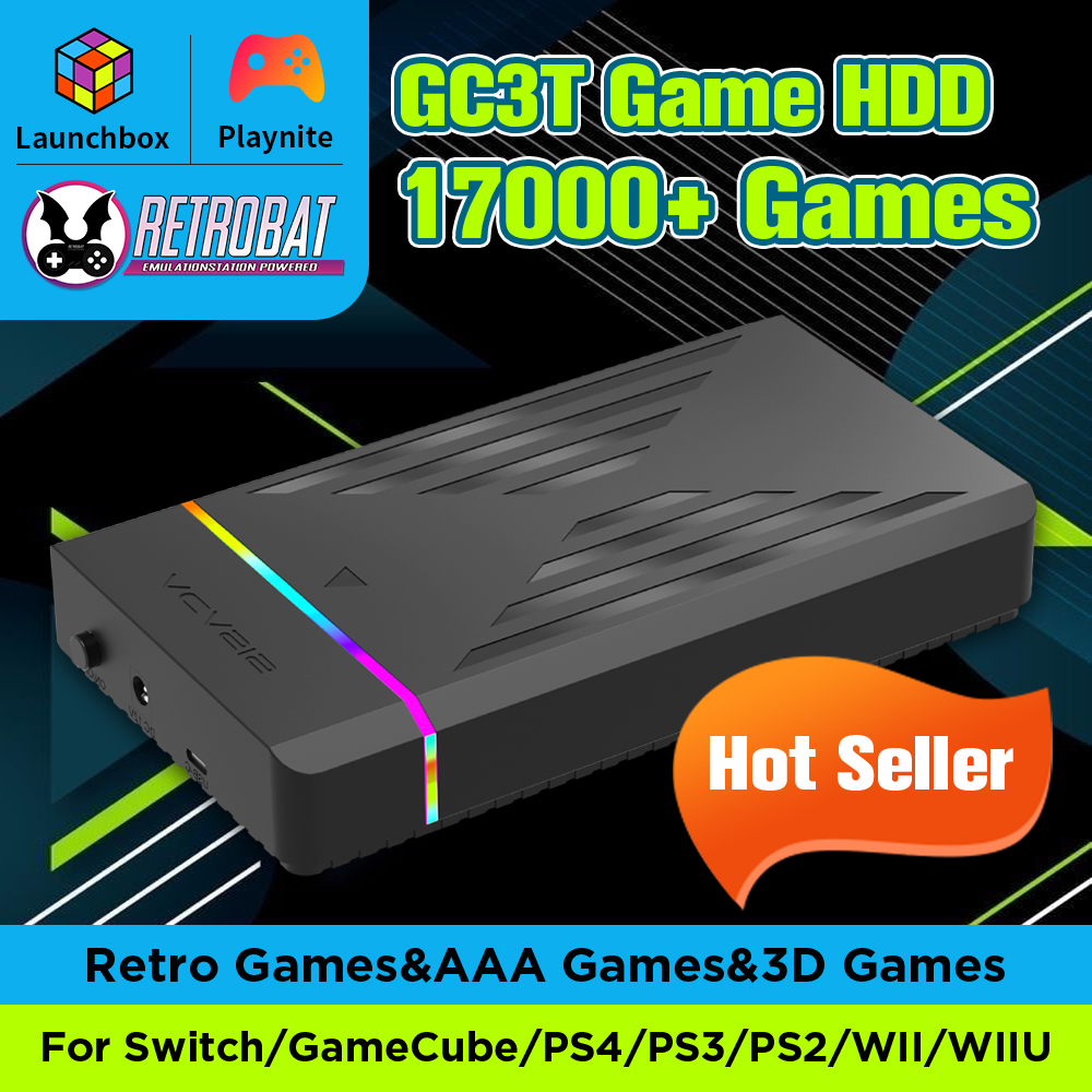 Gaming Console Os - 3TB Retro Gaming Hard Drive With