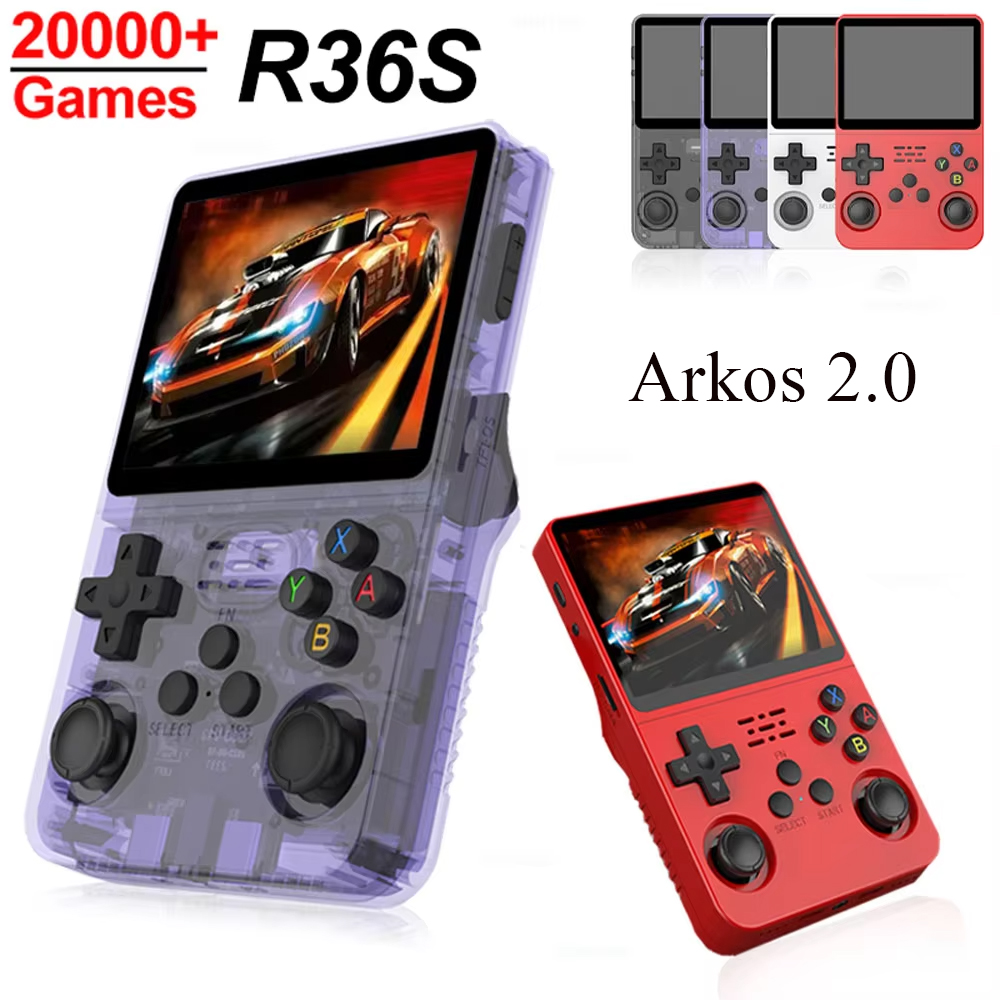 Gaming Console R36 - Original Arkos System R36S Retro Game