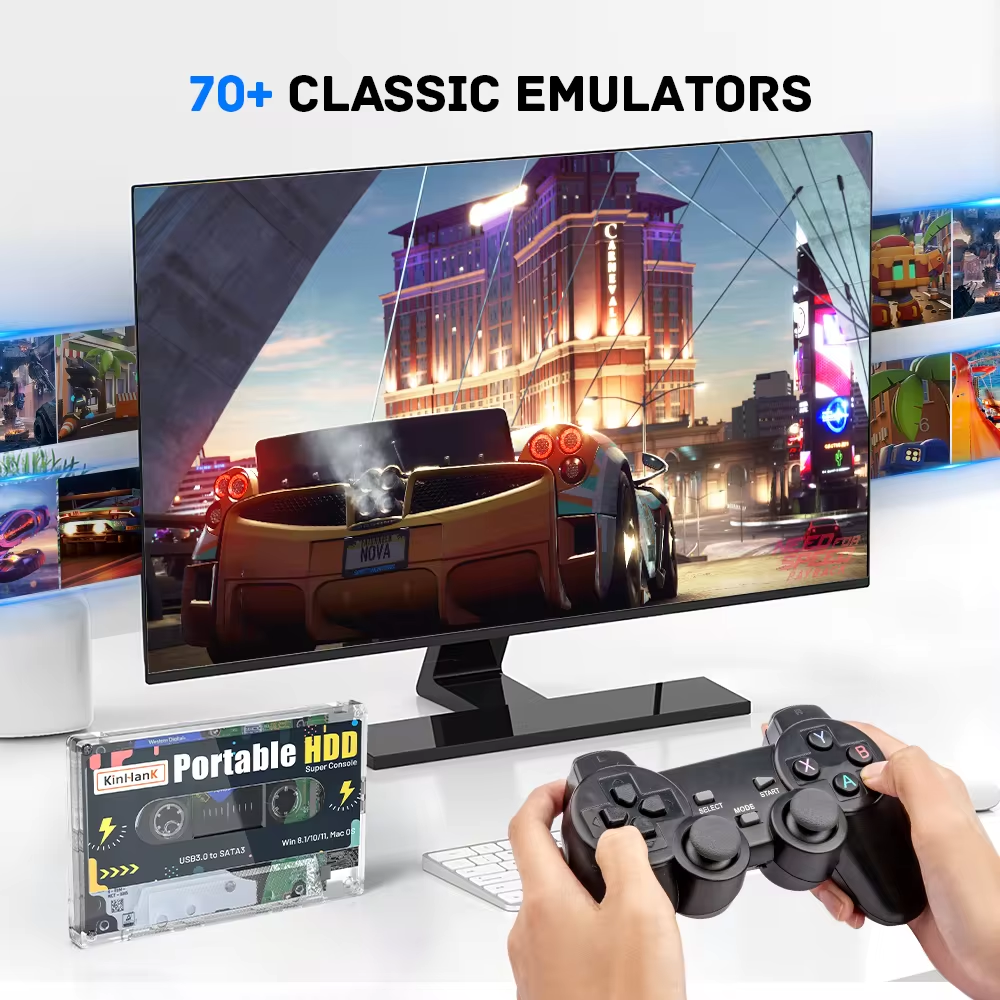 KINHANK 320G Super Console Gam - đánh giá và giá Gaming Console Os