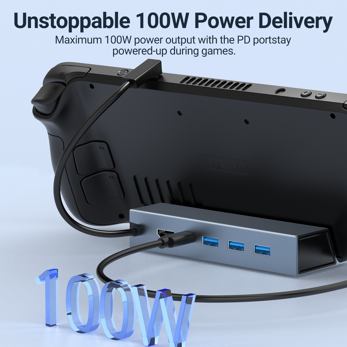 5 In 1 USB-C Game Hub Type-C C - đánh giá và giá Gaming Console Steam Deck