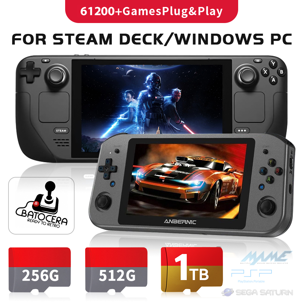 1TB Latest Batocera 39 OS TF G - đánh giá và giá Gaming Console Steam Deck