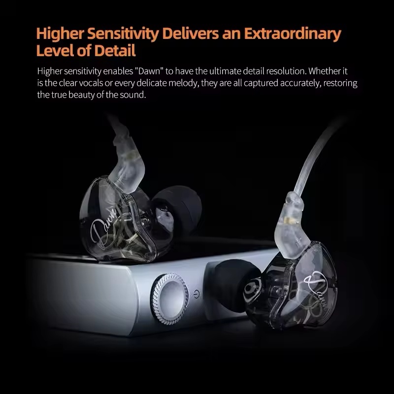 Hot KZ Dawn Dynamic Earphones  - đánh giá và giá Gaming Headset Wired