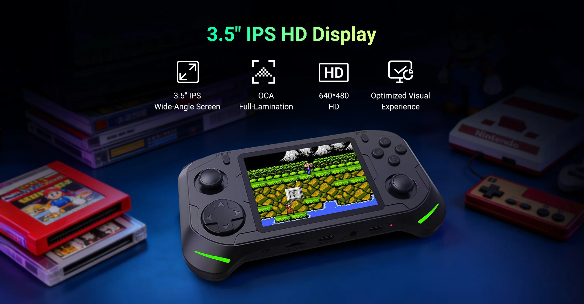 E1 Retro Gaming Handheld–Andro - đánh giá và giá Gaming Console Os