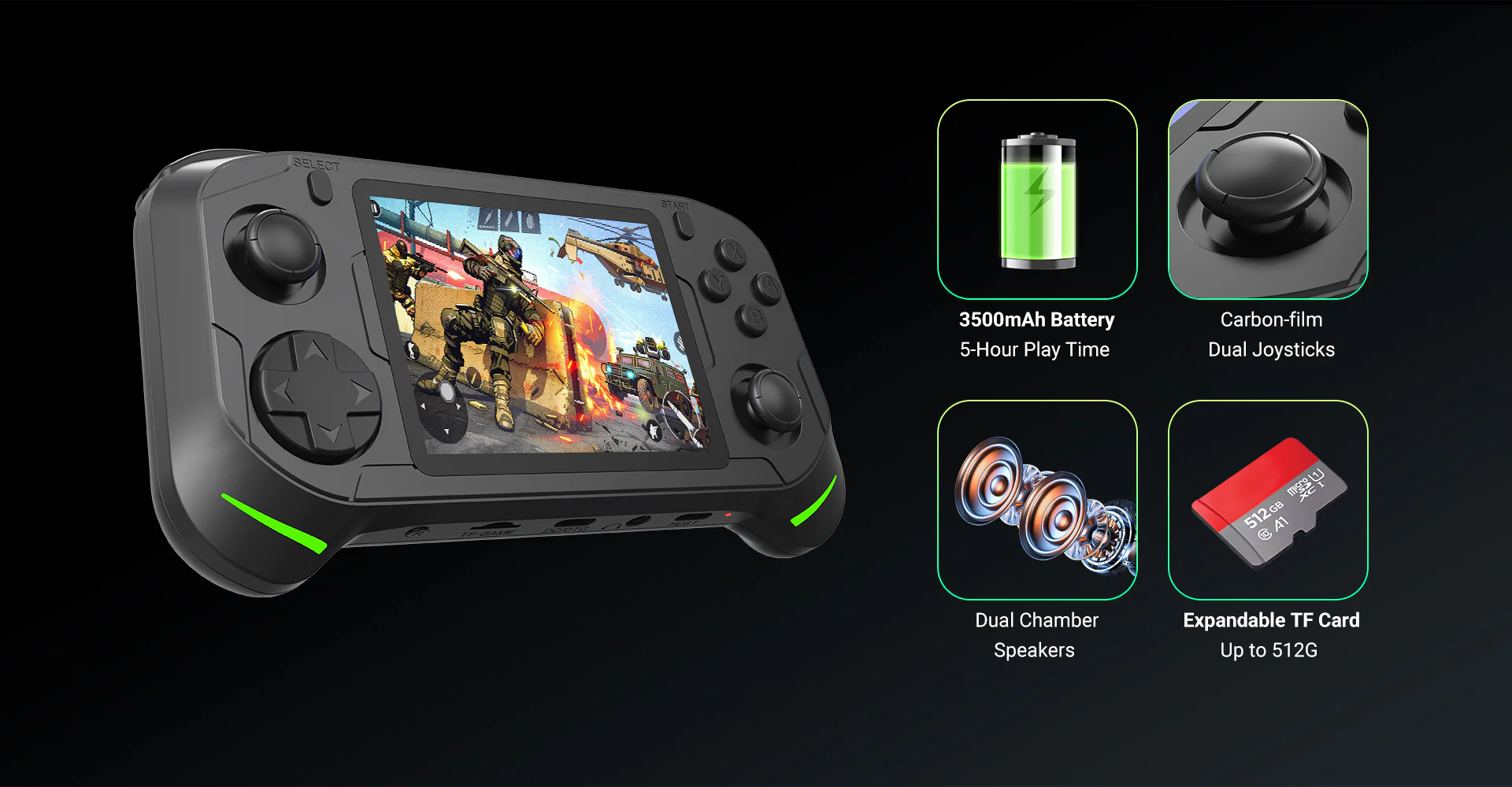E1 Retro Gaming Handheld–Andro - đánh giá và giá Gaming Console Os
