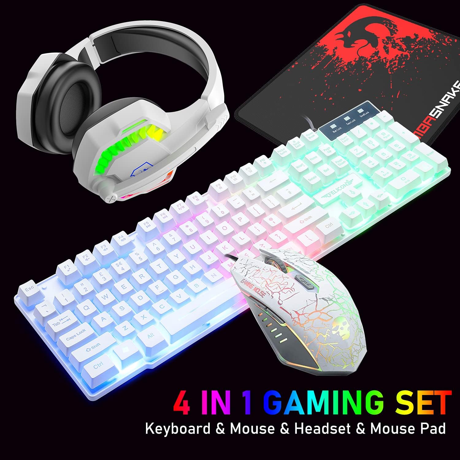 MAMBASNAKE T11 UK 100% Gaming  - đánh giá và giá Gaming Headset Wired