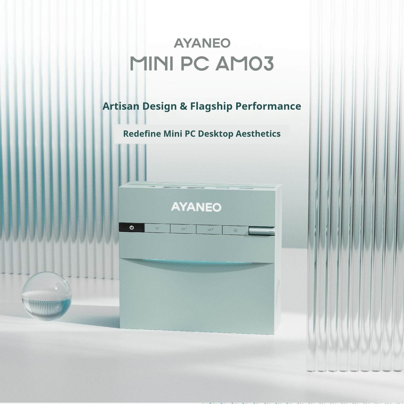 In stock AYANEO AM03 Mini PC I - đánh giá và giá Gaming Console Steam Deck