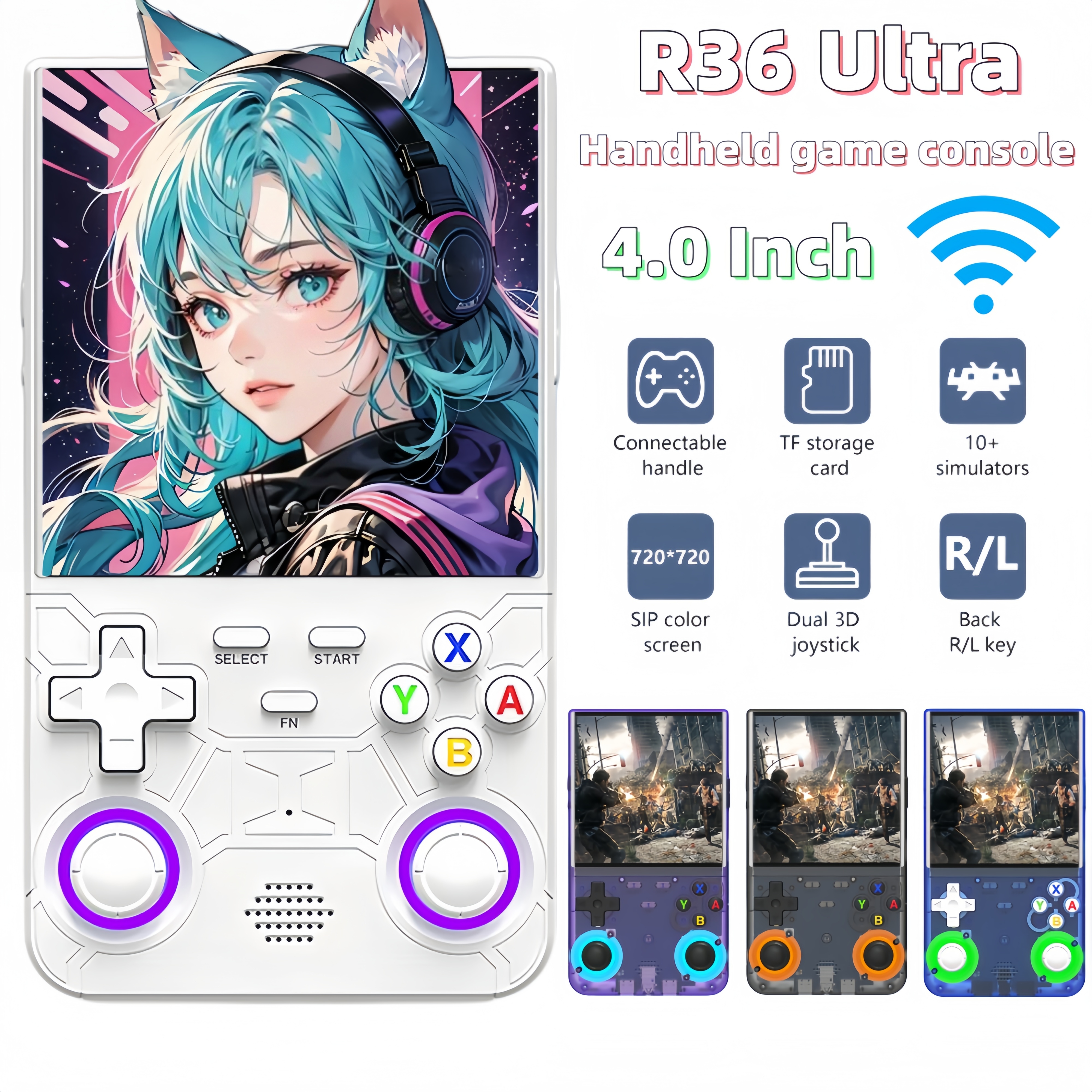 R36S R36 Ultra Handheld Retro  - đánh giá và giá Gaming Console R36