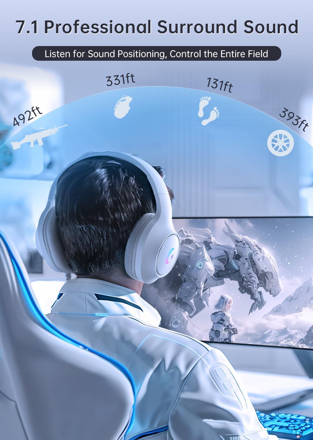 Gaming Headset With 7.1 Surrou - đánh giá và giá Gaming Headset Wired