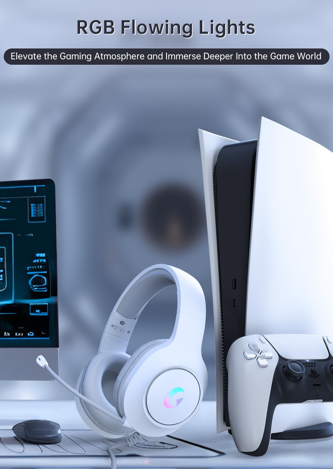 Gaming Headset With 7.1 Surrou - đánh giá và giá Gaming Headset Wired