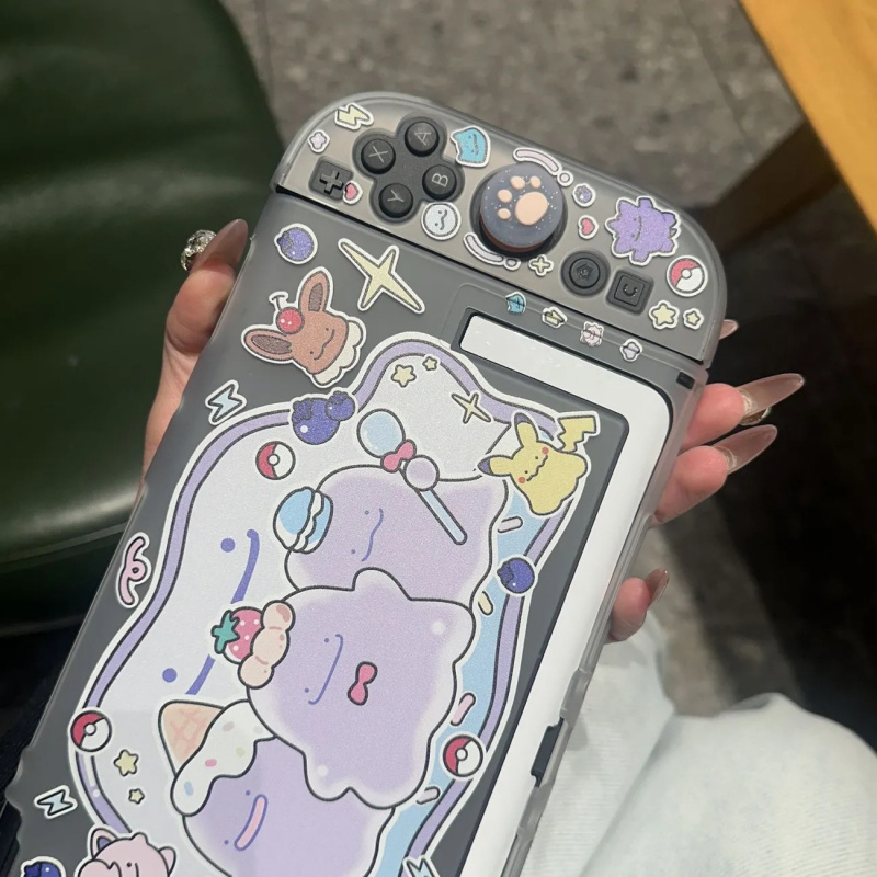 Ditto Cartoon Semi-Transparent - đánh giá và giá Nintendo Switch Case