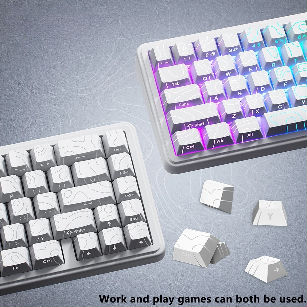 New Topographic Keycaps 4.0 Ve - đánh giá và giá Gaming Console Letters