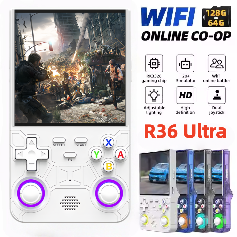 Retro R36 Ultra Handheld Video - đánh giá và giá Gaming Console R36
