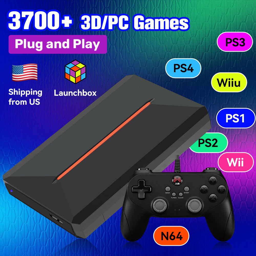 Launchbox OS 500GB Portable Ga - đánh giá và giá Gaming Console Os