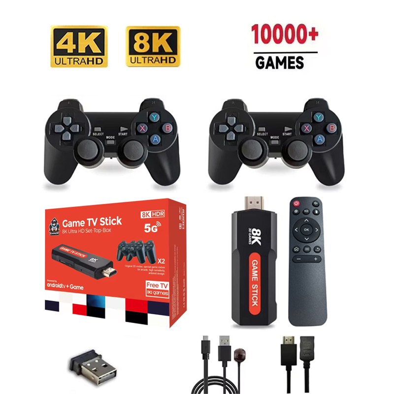 X2 Game Stick HD 4K 8K 3D Cons - đánh giá và giá Console Gaming Steam