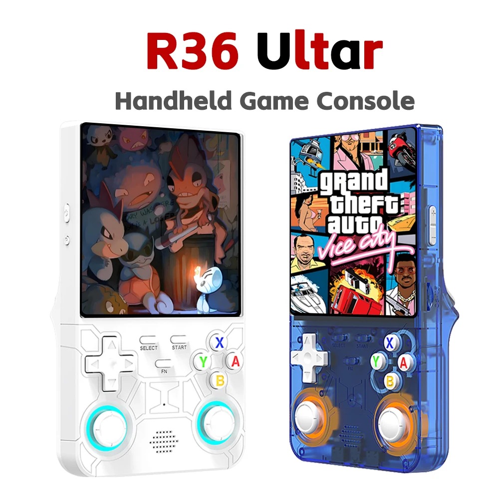 Retro handheld game New R36 ul - đánh giá và giá Gaming Console R36