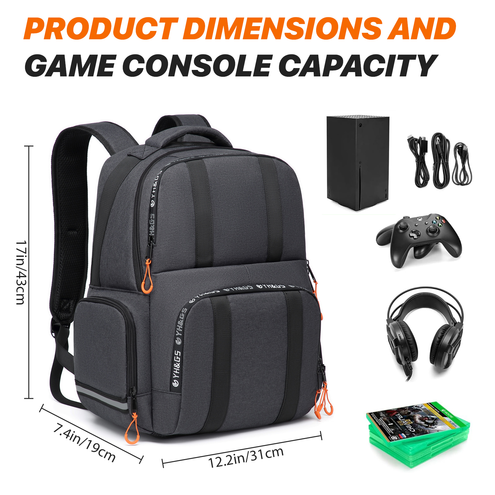 Backpack Compatible with Xbox  - đánh giá và giá Gaming Console Letters