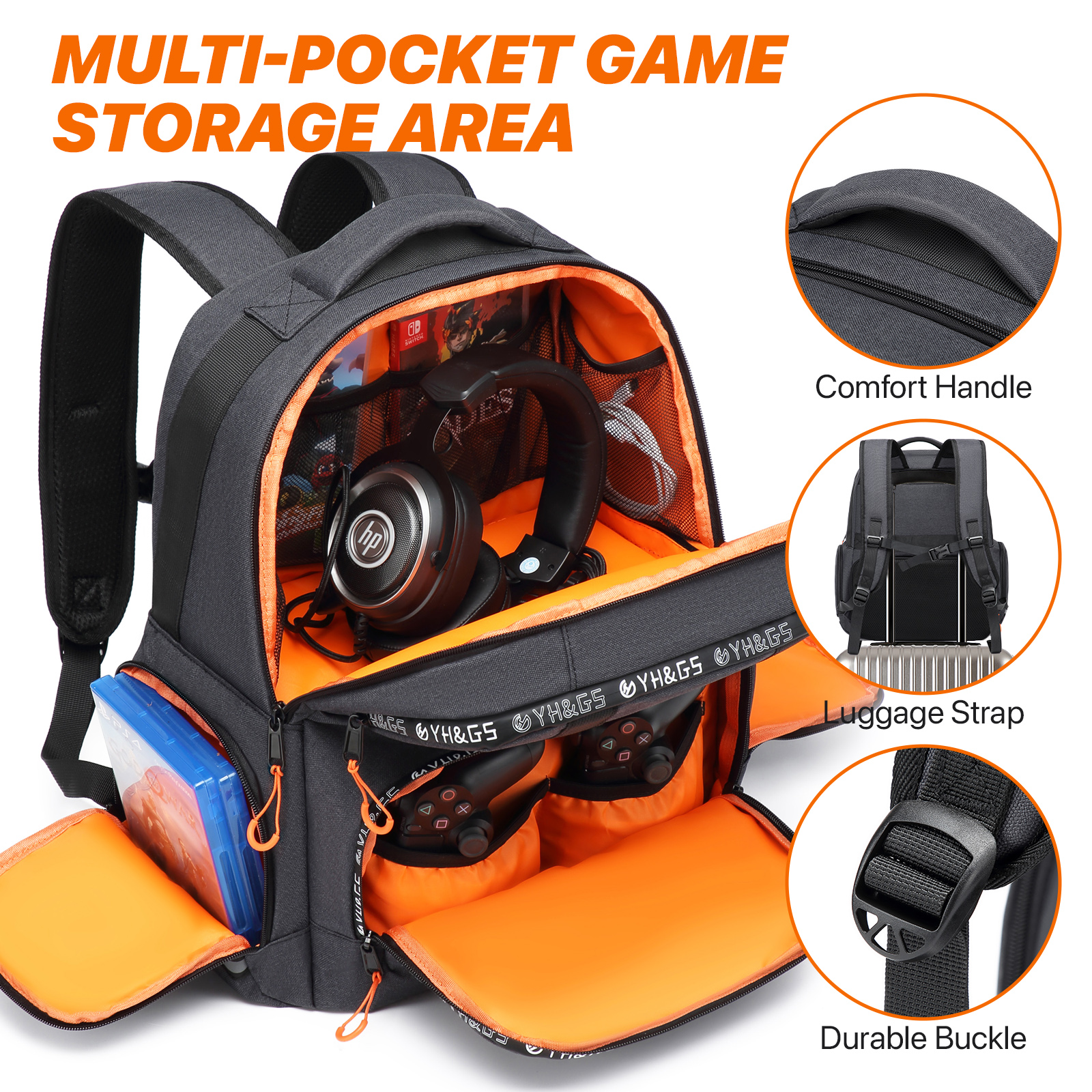 Backpack Compatible with Xbox  - đánh giá và giá Gaming Console Letters